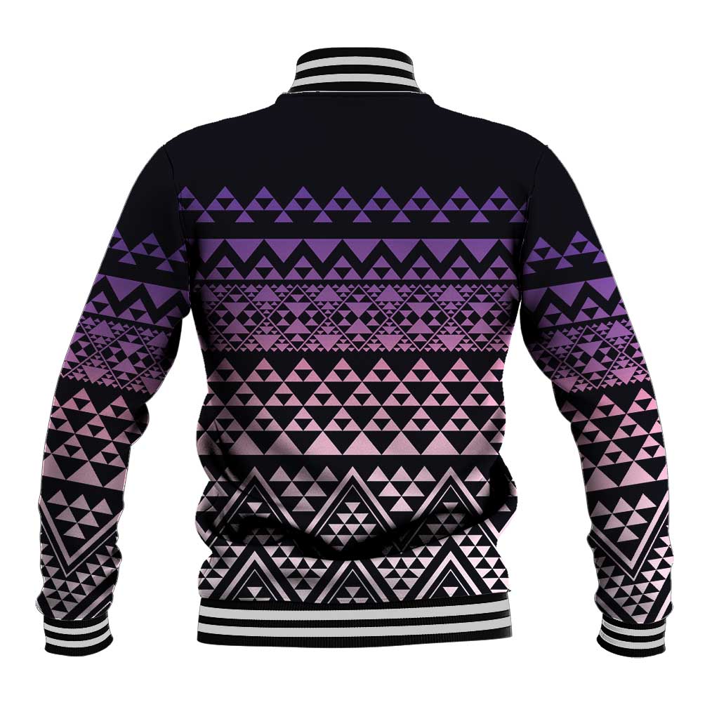 Maori Niho Taniwha Te Wheiao Baseball Jacket Waiporoporo LT7 - Polynesian Pride