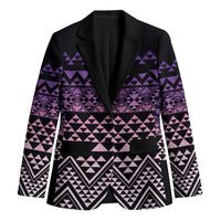 Maori Niho Taniwha Te Wheiao Blazer Waiporoporo LT7 Unisex Purple - Polynesian Pride