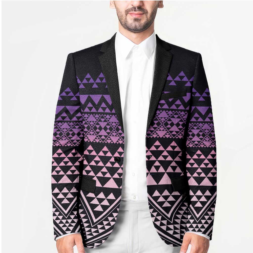 Maori Niho Taniwha Te Wheiao Blazer Waiporoporo LT7 - Polynesian Pride