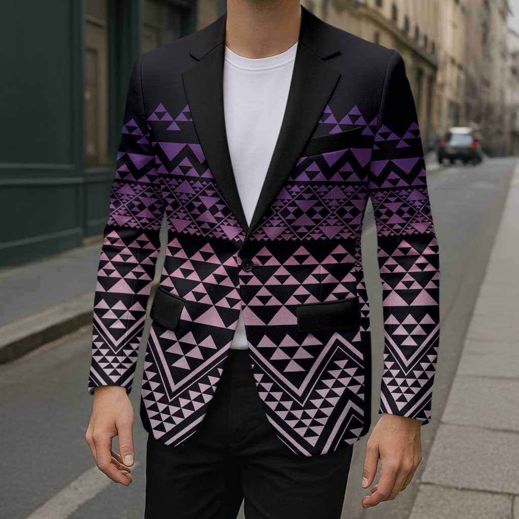 Maori Niho Taniwha Te Wheiao Blazer Waiporoporo LT7 - Polynesian Pride