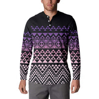 Maori Niho Taniwha Te Wheiao Button Sweatshirt Waiporoporo LT7 - Polynesian Pride