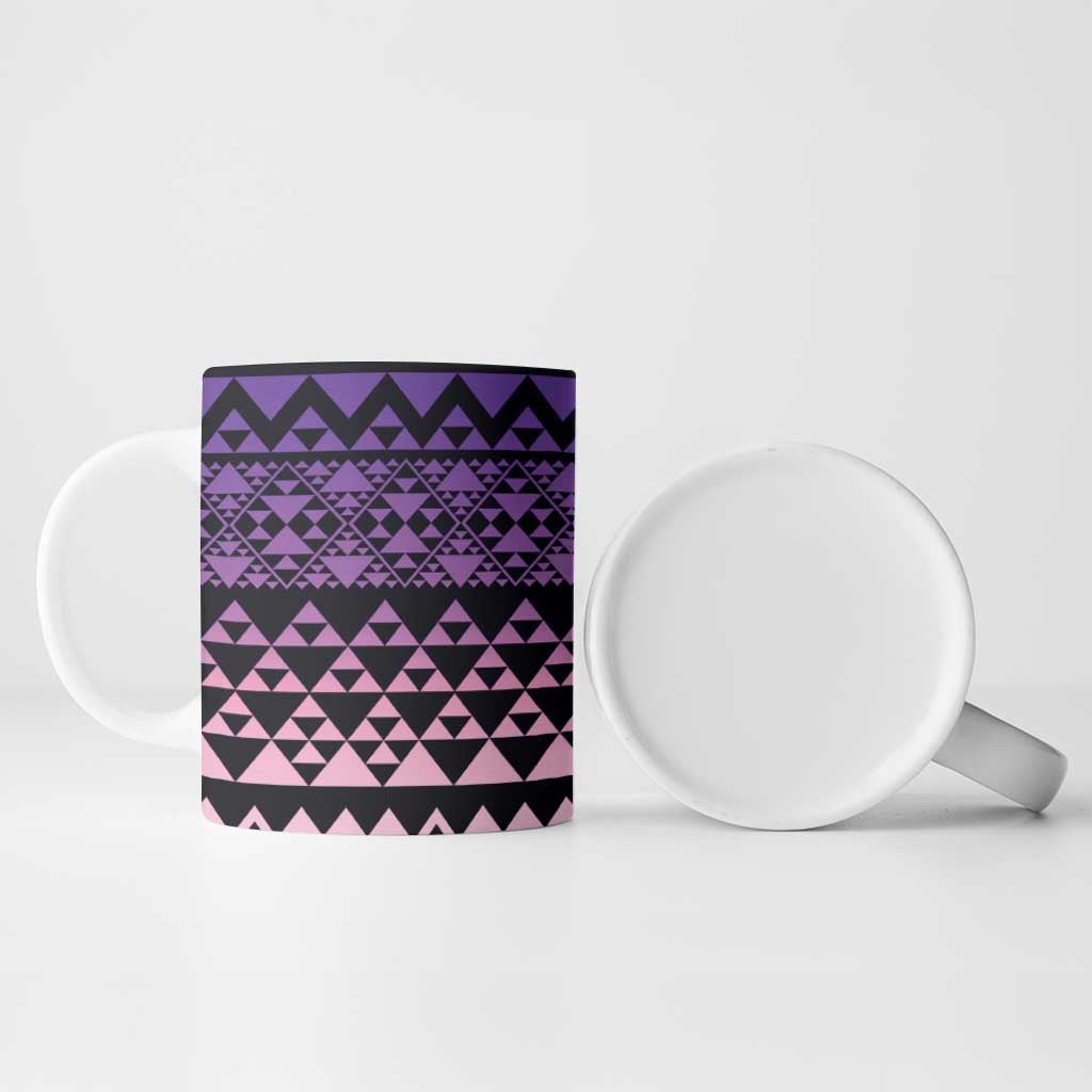 Maori Niho Taniwha Te Wheiao Ceramic Mug Waiporoporo LT7 - Polynesian Pride