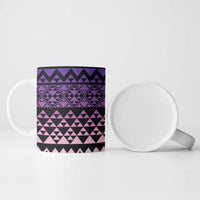 Maori Niho Taniwha Te Wheiao Ceramic Mug Waiporoporo LT7 - Polynesian Pride