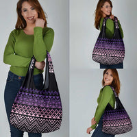 Maori Niho Taniwha Te Wheiao Grocery Bag Waiporoporo LT7 - Polynesian Pride