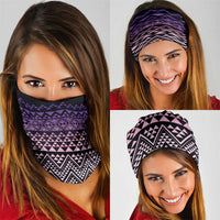 Maori Niho Taniwha Te Wheiao Neck Gaiter Waiporoporo LT7 - Polynesian Pride