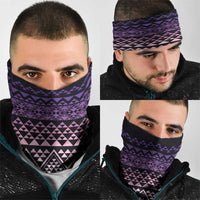 Maori Niho Taniwha Te Wheiao Neck Gaiter Waiporoporo LT7 - Polynesian Pride