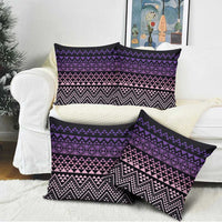 Maori Niho Taniwha Te Wheiao Pillow Cover Waiporoporo LT7 - Polynesian Pride