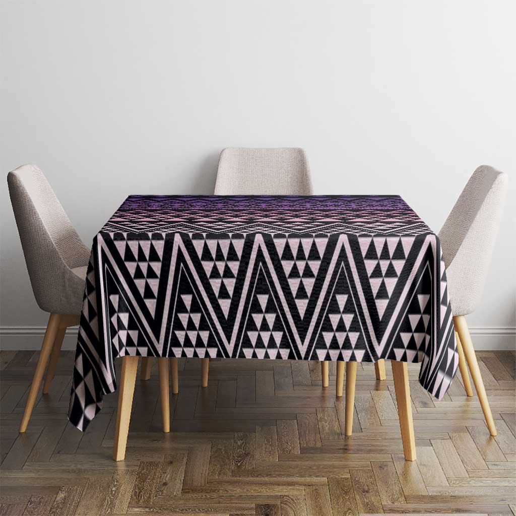 Maori Niho Taniwha Te Wheiao Tablecloth Waiporoporo LT7 - Polynesian Pride