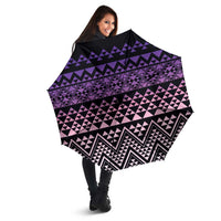 Maori Niho Taniwha Te Wheiao Umbrella Waiporoporo LT7 - Polynesian Pride