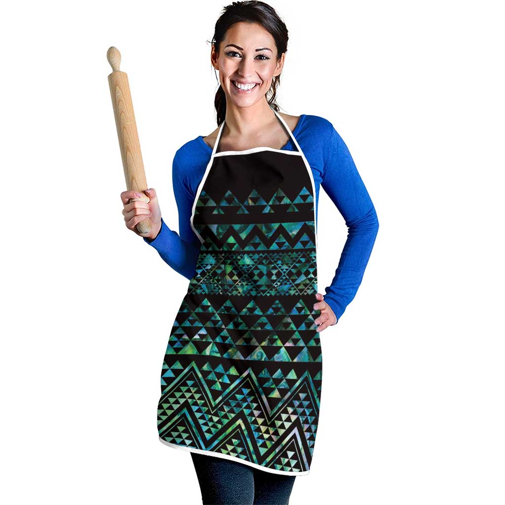 Maori Niho Taniwha Te Wheiao Apron Paua Shell LT7 - Polynesian Pride