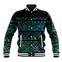 Maori Niho Taniwha Te Wheiao Baseball Jacket Paua Shell LT7 Unisex Colorful - Polynesian Pride