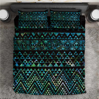 Maori Niho Taniwha Te Wheiao Bedding Set Paua Shell LT7 Colorful - Polynesian Pride