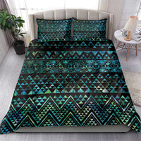 Maori Niho Taniwha Te Wheiao Bedding Set Paua Shell LT7 - Polynesian Pride