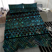 Maori Niho Taniwha Te Wheiao Bedding Set Paua Shell LT7 - Polynesian Pride