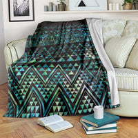 Maori Niho Taniwha Te Wheiao Blanket Paua Shell LT7 Colorful - Polynesian Pride