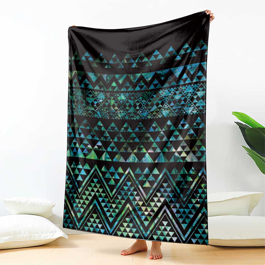 Maori Niho Taniwha Te Wheiao Blanket Paua Shell LT7 - Polynesian Pride