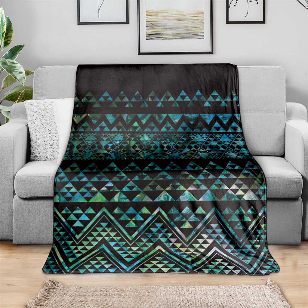 Maori Niho Taniwha Te Wheiao Blanket Paua Shell LT7 - Polynesian Pride