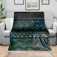 Maori Niho Taniwha Te Wheiao Blanket Paua Shell LT7 - Polynesian Pride