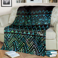 Maori Niho Taniwha Te Wheiao Blanket Paua Shell LT7 - Polynesian Pride