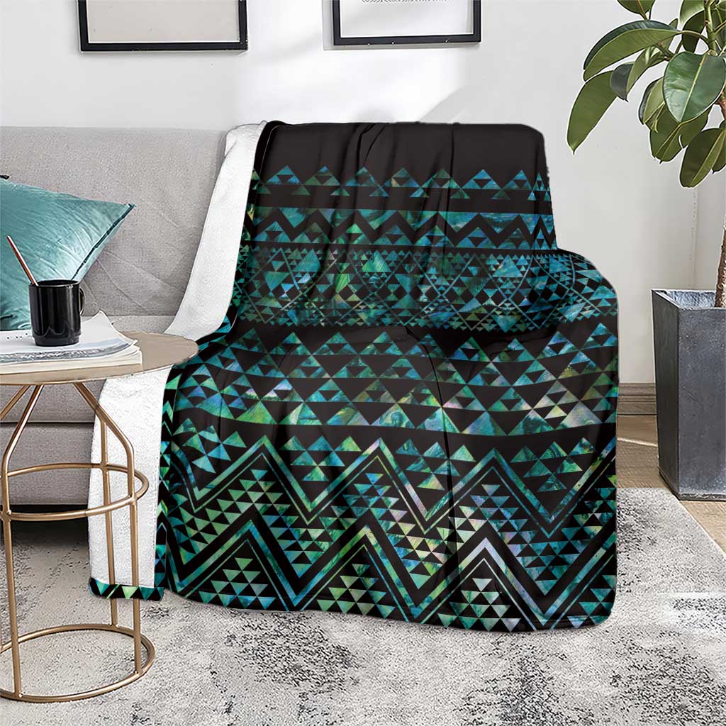 Maori Niho Taniwha Te Wheiao Blanket Paua Shell LT7 - Polynesian Pride