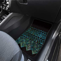 Maori Niho Taniwha Te Wheiao Car Mats Paua Shell LT7 - Polynesian Pride