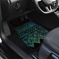 Maori Niho Taniwha Te Wheiao Car Mats Paua Shell LT7 - Polynesian Pride