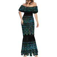 Maori Niho Taniwha Te Wheiao Mermaid Dress Paua Shell LT7 - Polynesian Pride