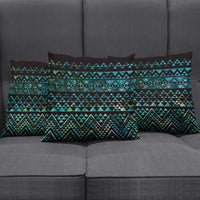 Maori Niho Taniwha Te Wheiao Pillow Cover Paua Shell LT7 - Polynesian Pride