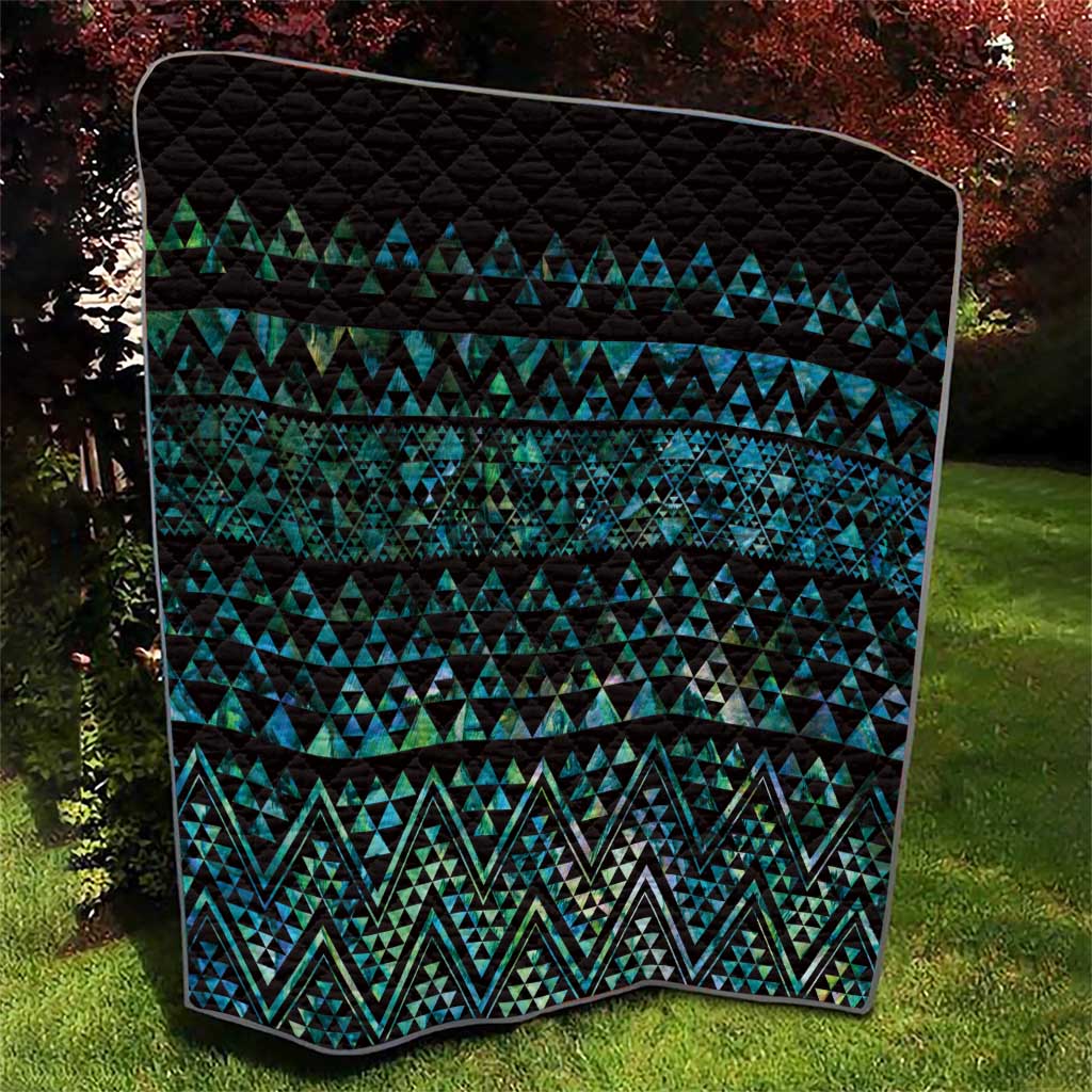 Maori Niho Taniwha Te Wheiao Quilt Paua Shell LT7 - Polynesian Pride