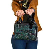 Maori Niho Taniwha Te Wheiao Shoulder Handbag Paua Shell LT7 One Size Colorful - Polynesian Pride