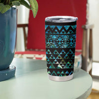Maori Niho Taniwha Te Wheiao Tumbler Cup Paua Shell LT7 - Polynesian Pride