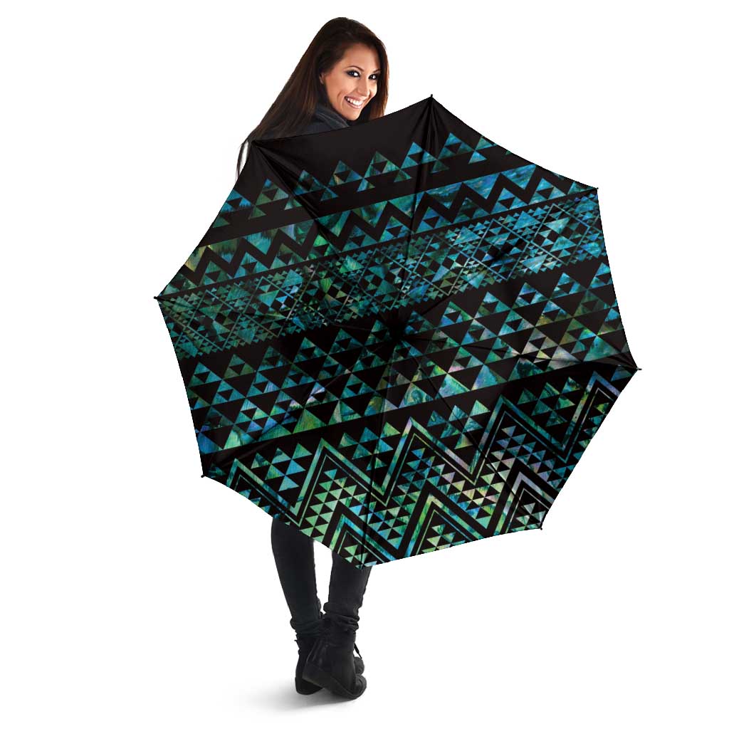 Maori Niho Taniwha Te Wheiao Umbrella Paua Shell LT7 - Polynesian Pride
