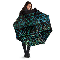 Maori Niho Taniwha Te Wheiao Umbrella Paua Shell LT7 - Polynesian Pride