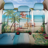 Tropical Christmas Funny Santa Back Car Seat Cover Beach Vacation