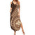 Papua New Guinea Oro Tapa Motif Family Matching Summer Maxi Dress and Hawaiian Shirt Classic