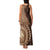 Papua New Guinea Oro Tapa Motif Family Matching Tank Maxi Dress and Hawaiian Shirt Classic