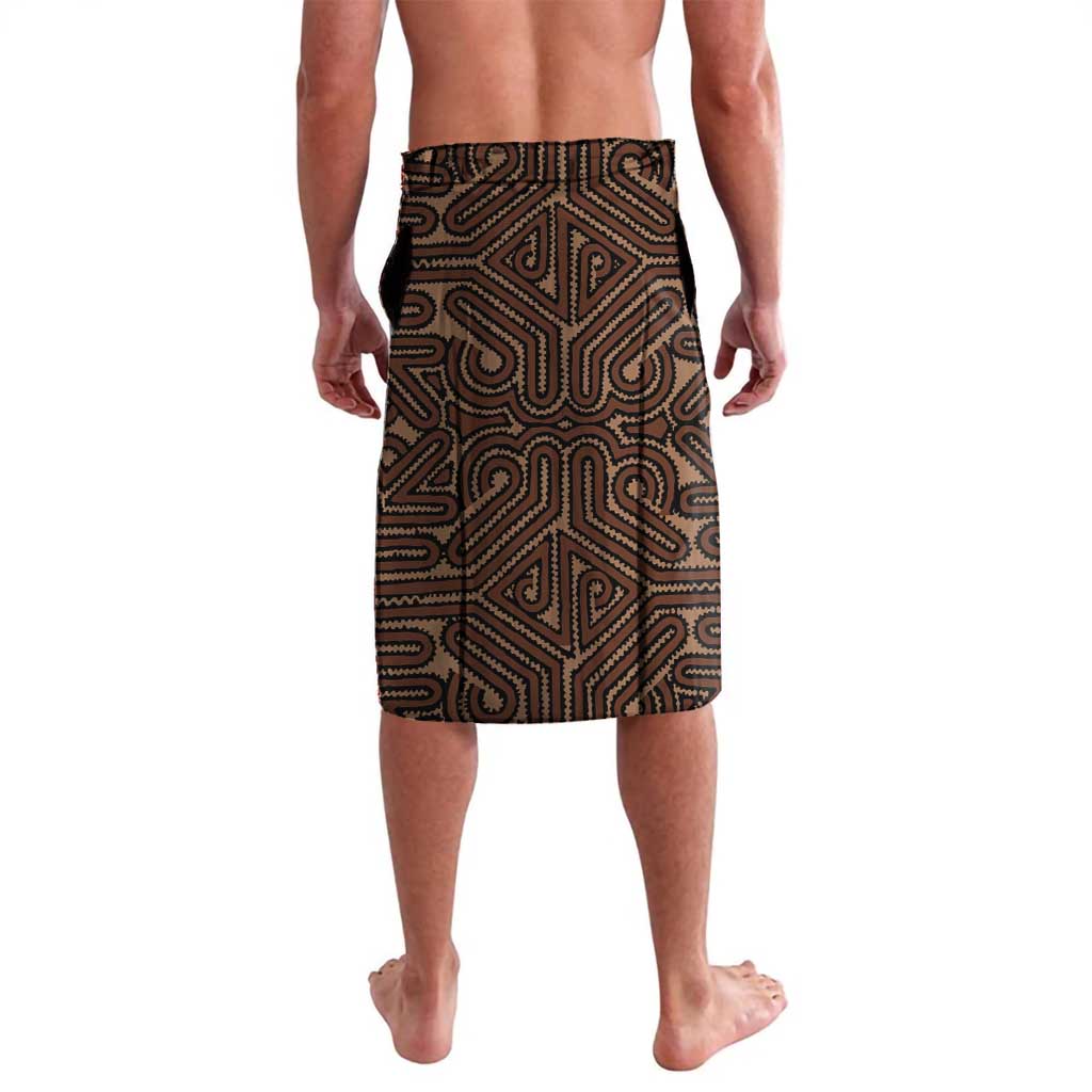 Papua New Guinea Oro Tapa Motif Lavalava Classic LT7 - Polynesian Pride
