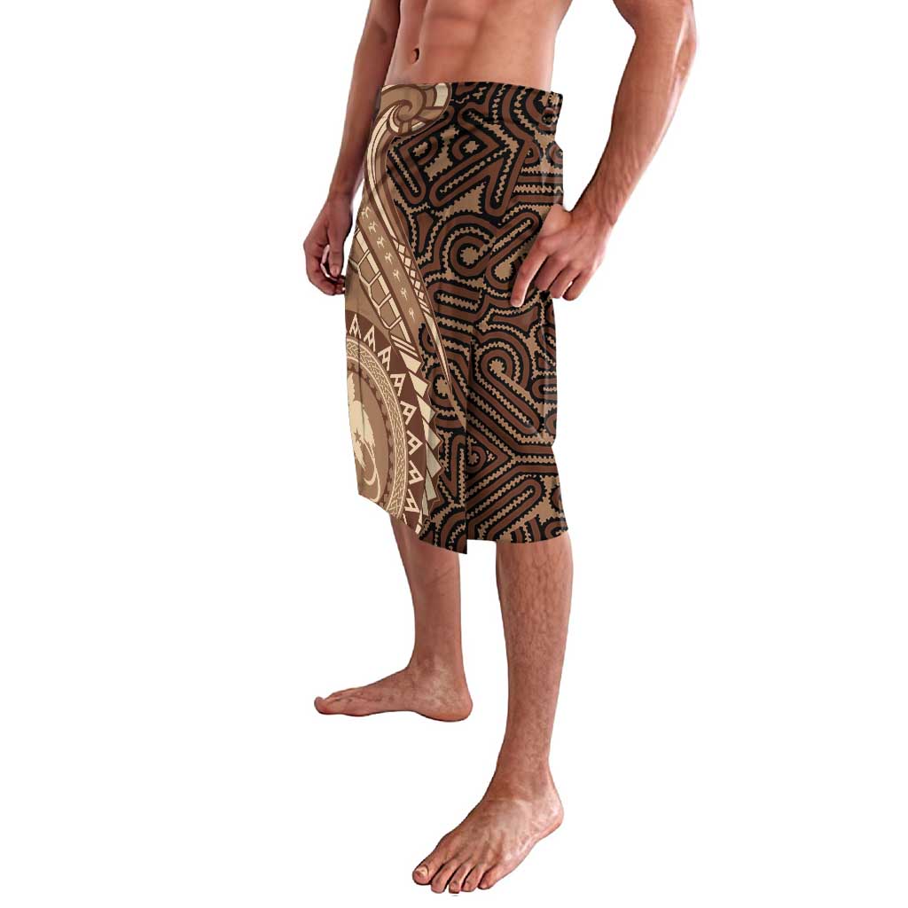 Papua New Guinea Oro Tapa Motif Lavalava Classic LT7 - Polynesian Pride