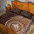 Papua New Guinea Oro Tapa Motif Quilt Bed Set Classic