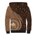 Papua New Guinea Oro Tapa Motif Sherpa Hoodie Classic