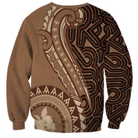 Papua New Guinea Oro Tapa Motif Sweatshirt Classic LT7 - Polynesian Pride