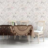 Papua New Guinea Oro Tapa Motif Tablecloth Classic LT7 - Polynesian Pride