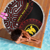 Papua New Guinea Oro Tapa Motif Beach Blanket Special LT7 - Polynesian Pride