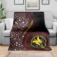 Papua New Guinea Oro Tapa Motif Blanket Special LT7 - Polynesian Pride