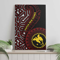Papua New Guinea Oro Tapa Motif Canvas Wall Art Special LT7 - Polynesian Pride