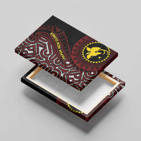 Papua New Guinea Oro Tapa Motif Canvas Wall Art Special LT7 - Polynesian Pride