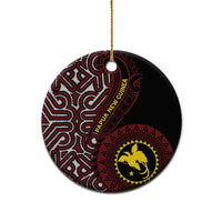 Papua New Guinea Oro Tapa Motif Ceramic Ornament Special LT7 - Polynesian Pride