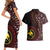 Papua New Guinea Oro Tapa Motif Couples Matching Short Sleeve Bodycon Dress and Hawaiian Shirt Special