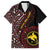 Papua New Guinea Oro Tapa Motif Family Matching Long Sleeve Bodycon Dress and Hawaiian Shirt Special