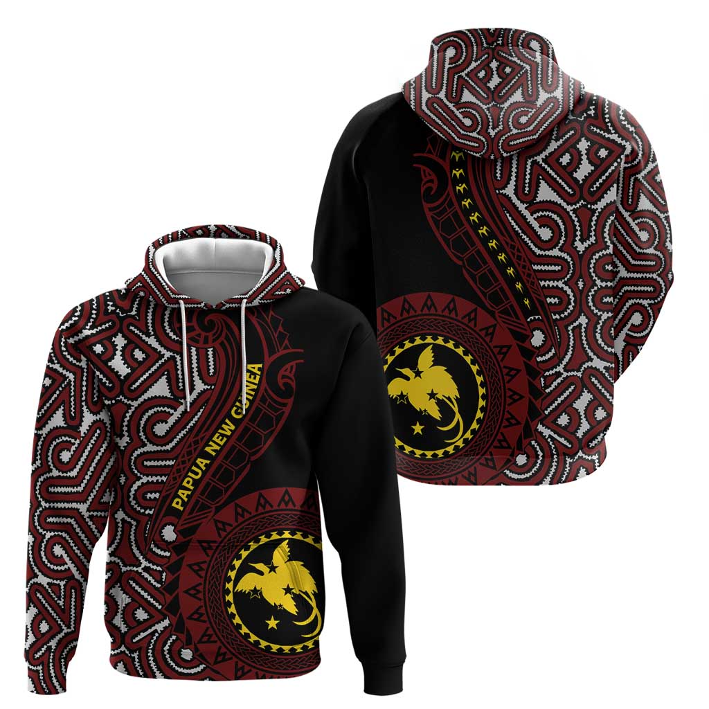 Papua New Guinea Oro Tapa Motif Hoodie Special LT7 - Polynesian Pride